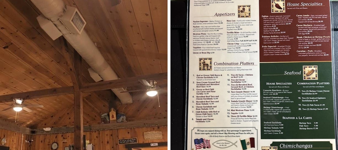 La Cocina De Eva Menu